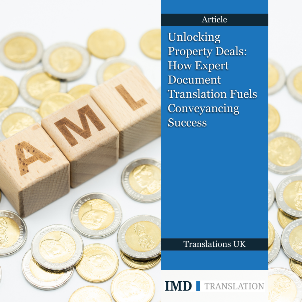 Generic translation related image next to IMD Translation logo and article title