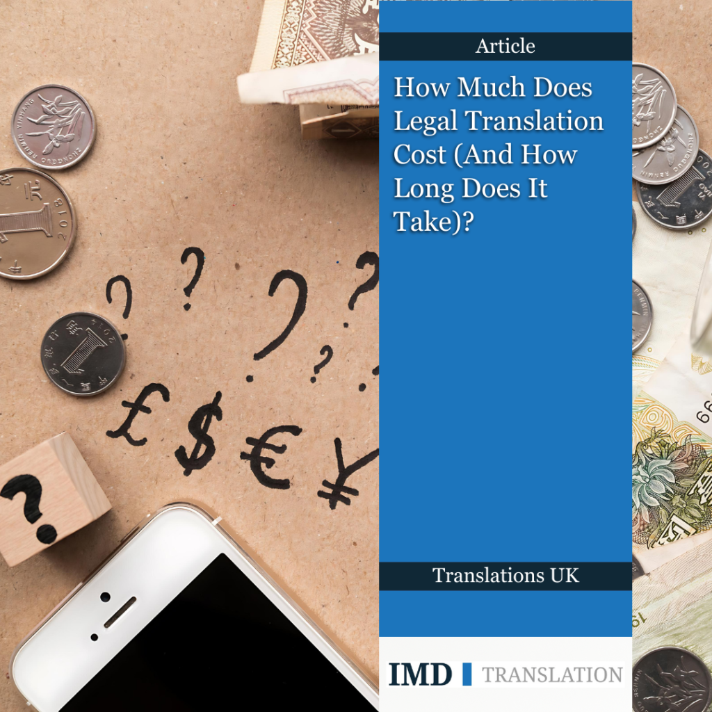Generic translation related image next to IMD Translation logo and article title