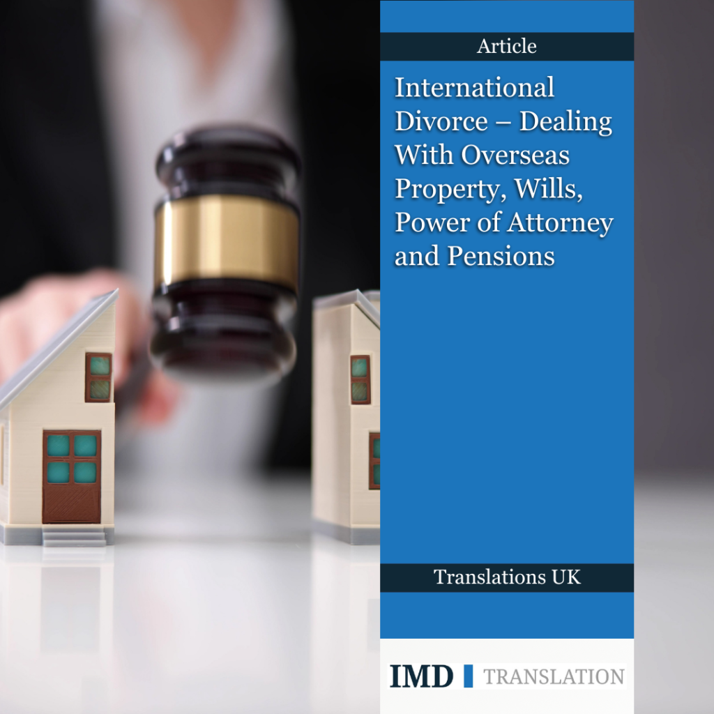 Generic translation related image next to IMD Translation logo and article title