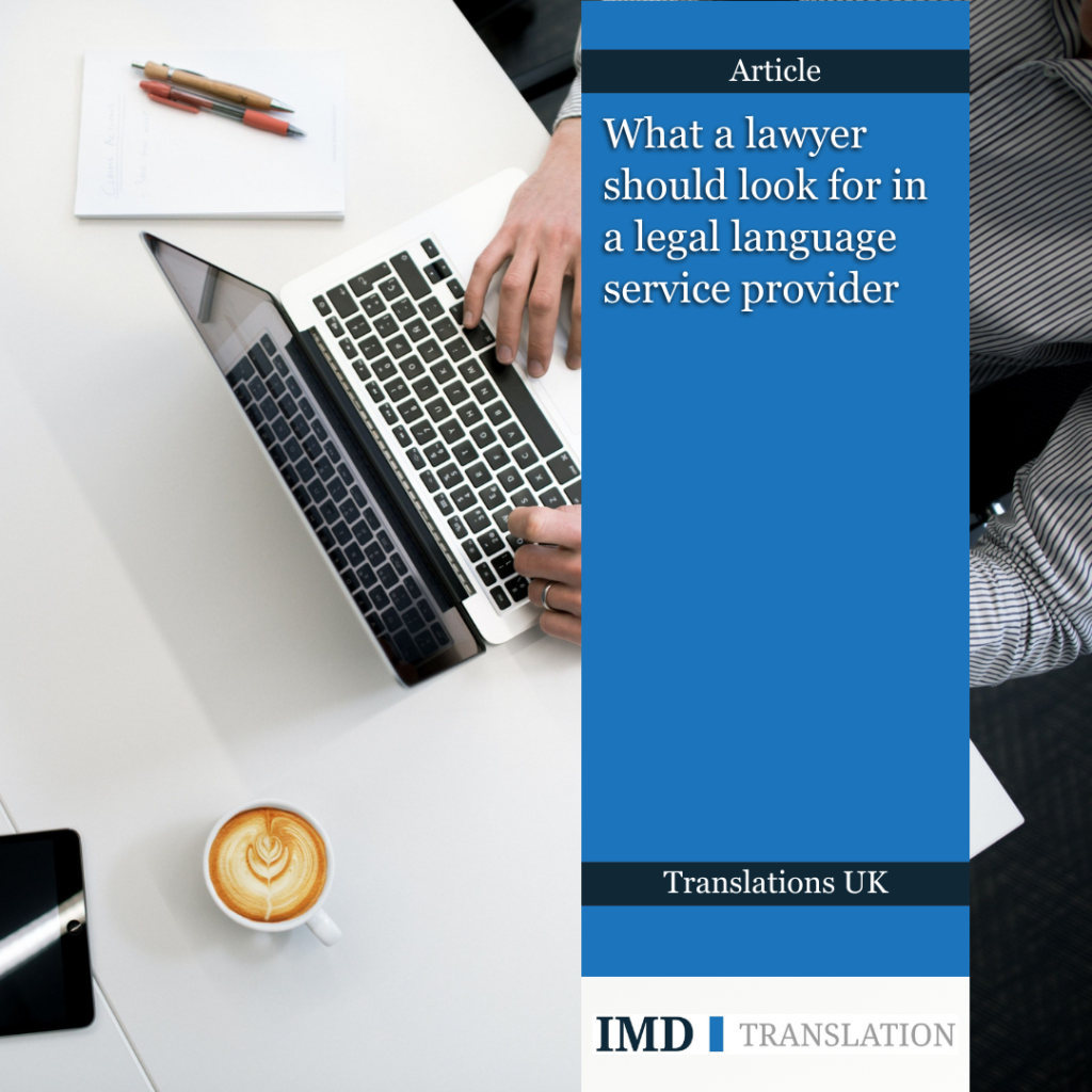 Generic translation related image next to IMD Translation logo and article title