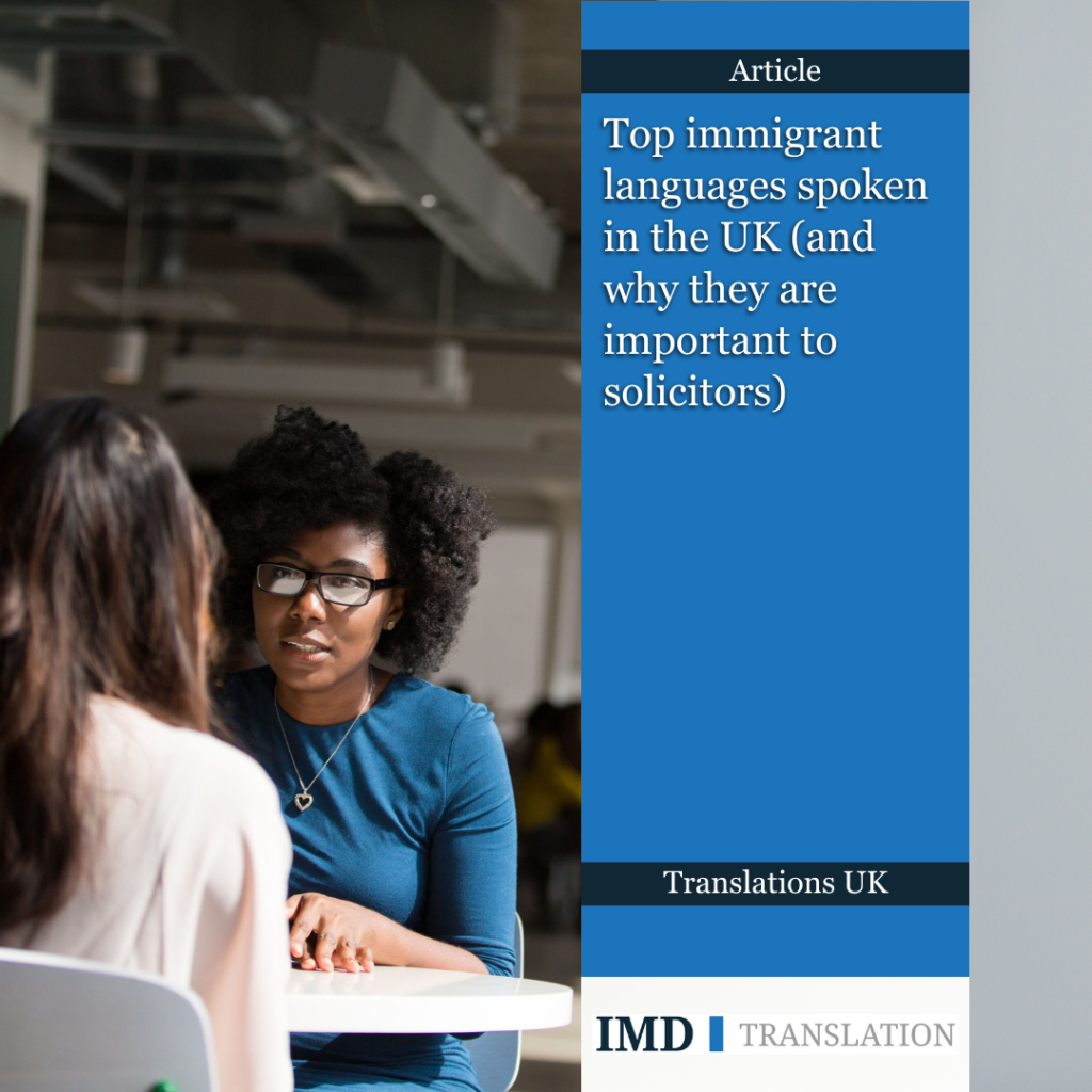 Generic translation related image next to IMD Translation logo and article title