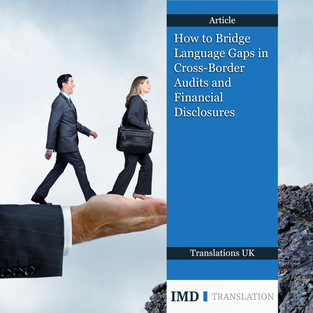 Generic translation related image next to IMD Translation logo and article title