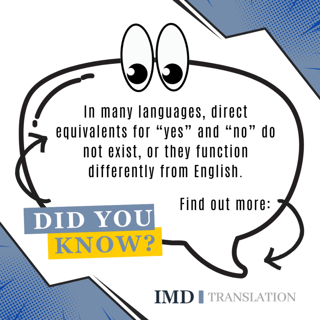 When “Yes” and “No” Do Not Exist: Languages Beyond Affirmation and Negation